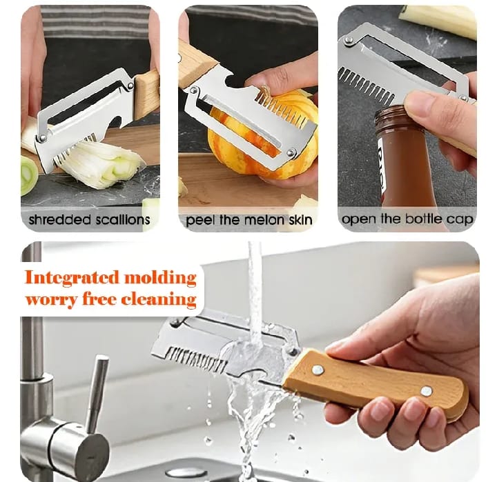 3-in-1 Vegetable Peeler – Peel, Slice & Julienne in Seconds